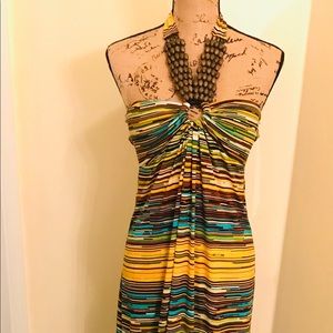 Stunning Neckline Long Maxi